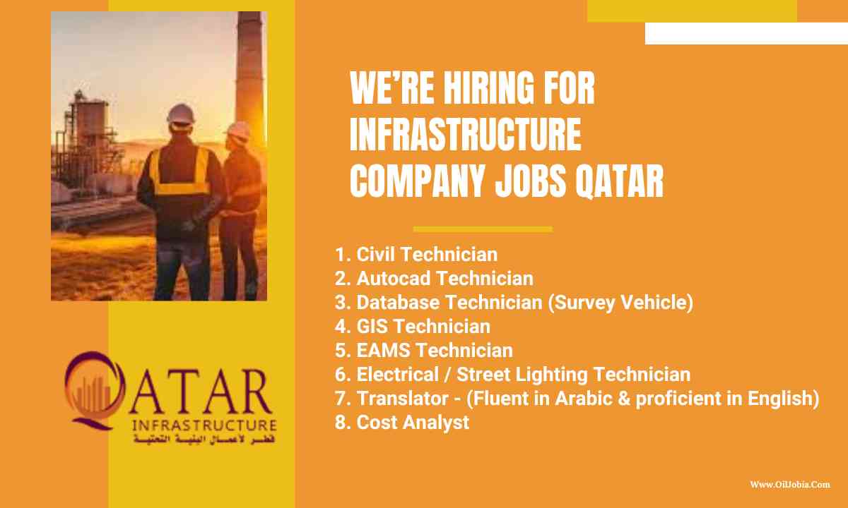Oil & Gas Civil Electrical Technician Jobs Infrastructure Company QATAR