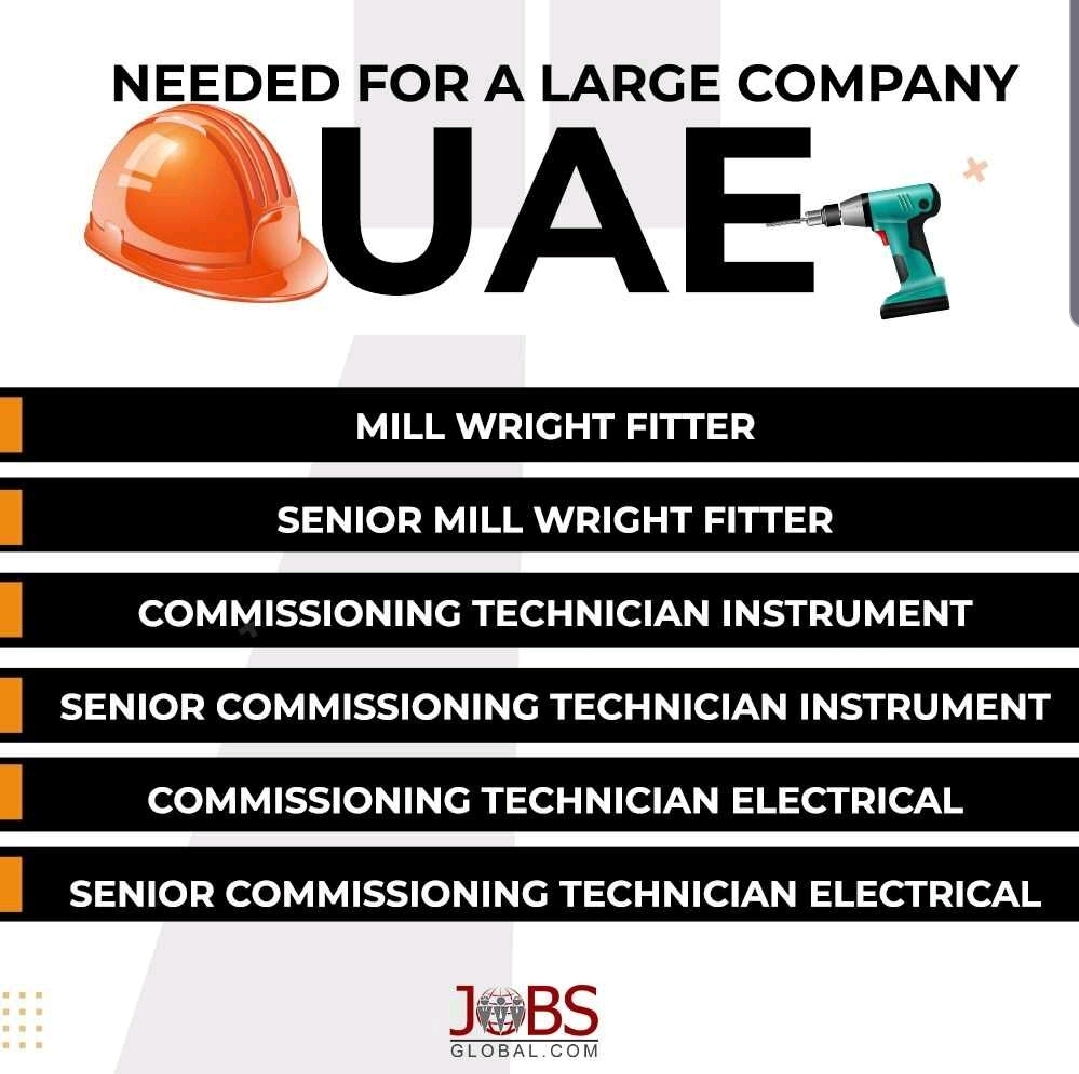 Commissioning Technician Electrical, Instrument and Mill Wright Fitter Jobs